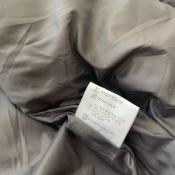 Down Parka Fur Feather Jacket Hooded Slim White duck Down Short Parkas Sz 2 - Picture 12 of 12